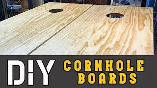 How To Make DIY Cornhole Boards | Bonus Drink Caddy