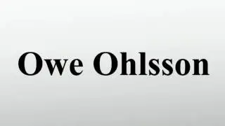Owe Ohlsson