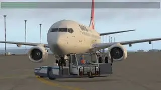 Boeing 737-800 IFR Flight Xplane 11 Flight Simulator Game LTBJ(Izmir) LTBA(Istanbul) Qantas Airways