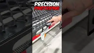 Slick Lines: Pinstriping in Action! #shorts #satisfying #buckeyetrailers 🤩😎