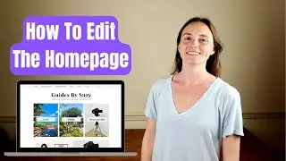 How To Edit the Homepage on a Wordpress Blog