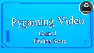 Ping Pong Ball Game: Finding Score | Games in Python | Pygame Series for Beginners by the code panda