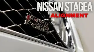 Alignment On A Japanese Imported Nissan Stagea!