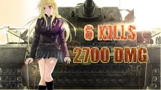 World of Tanks // Panzer IV H / 6 kills and 2700 dmg
