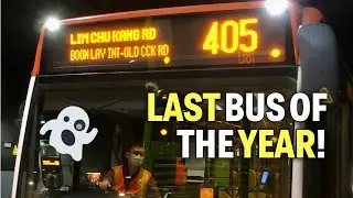 SPOOKY ride on Service 405 👻 | SBS6195H | LAST bus of the year! (Snippet)