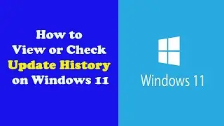 How to View or Check Update History on Windows 11