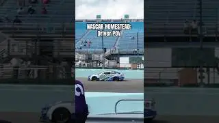 DRIVER POV: Nascar Homestead weekend #shorts