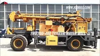 Unleash the Power of TWD300-400 Trailer Water Well Drilling Rig! 💧