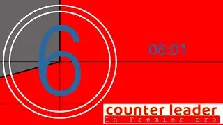 Universal counter leader inside Premiere pro