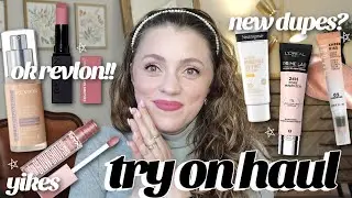 Drugstore Try-On Haul // let's try a bunch of new makeup releases together!!