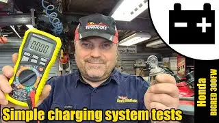 Honda BIGRED - charging system testing 