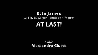 Etta James, AT LAST | Piano Instrumental Karaoke
