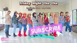 Friday Night Cha Cha - Line Dance || Demo by Nirwana Line Dance