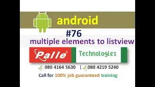 adding multiple elements to list view row