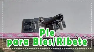La manera mas fácil para usar pie para bies/ribete en maquina de coser familiar