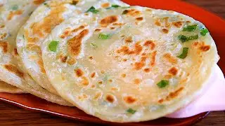 Water with flour! No oven No yeast!  2 Simple and delicious pan-bread recipes