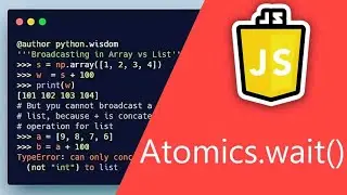 Atomics.wait( ) : : Javascript : : @S.H.S.T Corporation