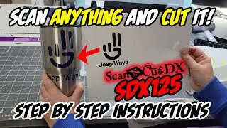 Scan and Cut with a Brother ScanNCut, Step by Step Instructions