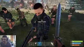 Collecting Tax on Spiffing Brit's Rust RP Server - LIVESTREAM HIGHLIGHTS