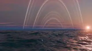 A beautiful sunrise on Titan.
