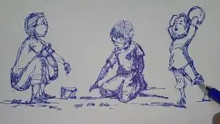 Quick sketching techniques / Sketching tips under 1 minute any Pose