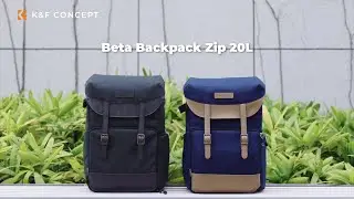 K&F CONCEPT Multifunctional Camera Backpack,DSLR/SLR Photography Backpack 20L Blue Black Backpacks
