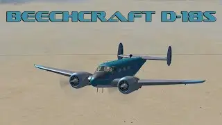 Landing the Beechcraft D-18S at Four Corners Regional Airport in FSX