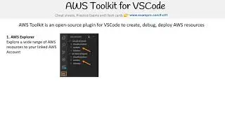 CLF-C01 — AWS Toolkit for VSCode