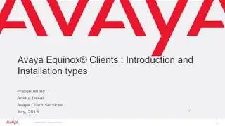 How to configure Avaya Equinox client in different ways and varieties of Avaya Equinox Client