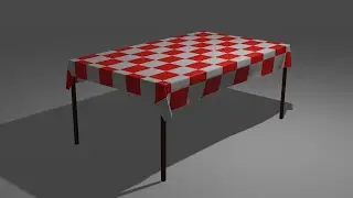 Short 3d cloth animation in blender