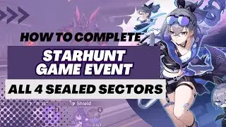 【Honkai: Star Rail】Starhunt Game Arcade Challenge | ALL 4 SEALED SECTORS