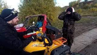 Покатушки квадроциклы Тюмень с. Луговое осень 2021 часть 3