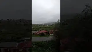 таймлапс, рассвет, дождь и туман а горах урала #timelapse #урал #рассвет