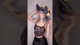 I made Navia’s hat!💛✨ #genshinimpact#cosplay