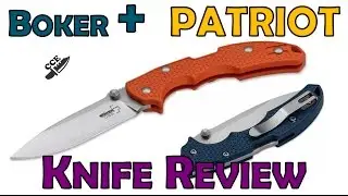 🔪 Review of the Patriot by Boker Plus.  Lightweight EDC w 154CM Steel and Back Lock.  Made in USA!