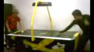 crazy air hockey game