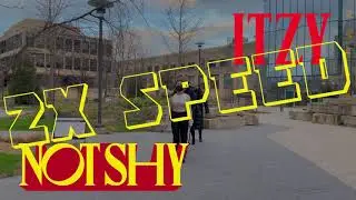 [neXus DANCE CHALLENGES] ITZY - Not Shy | K-Pop 2x Speed Version