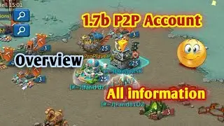 Rally party Trap | P2P 1.7B Account overview | Lords Mobile