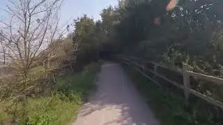 Bike Ride From The Strand To Motney Hill Along The River Medway Coastal Path (Full POV)