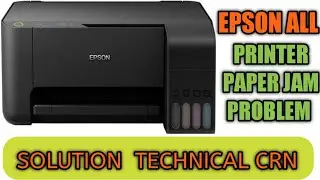 Epson L3110 Paper Jam Problem Solution | L3100,L3115,L3116 | Paper Jam | Red Light Blinking Solution