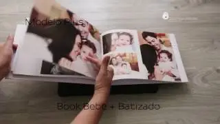 Álbum Modelo Plus - Fotografia com 30 dias + batizado