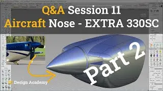 Autodesk Alias Tutorials I Q&A 11 - Aircraft Nose 2