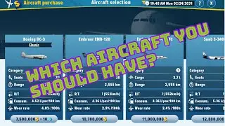 Airlines Manager | Which passenger aircraft you should have? | Aircraft tips EP1 | #Tips50