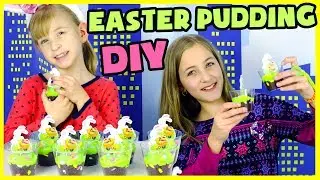 EASTER BUNNY PUDDING CAKE DIY!