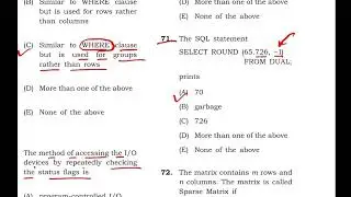 BPSC TRE 1 Computer Sc. Paper (Q68-72)Solution , Previous year question paper of BPSC TRE Exam 2023.