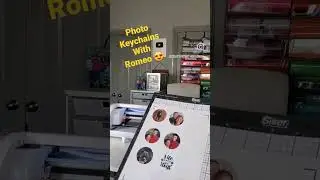 Print and Cut Photo Keychains with Siser Romeo 
