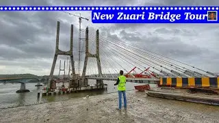 The New Zuari Bridge Goa tour🌉|| Zuari Bridge Goa Latest Update