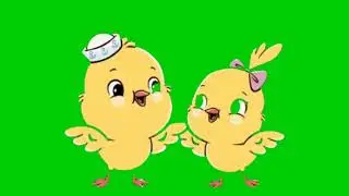 chickens green screen animation| Editor G