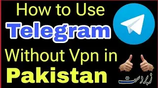 How to use Telegram without Vpn in Pakistan on Android phone | Urdu/ Hindi video