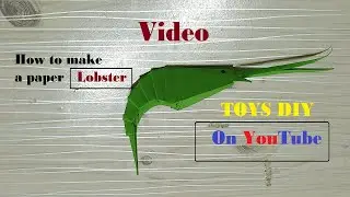 American Lobster - How to fold an origami Lobster , Origami